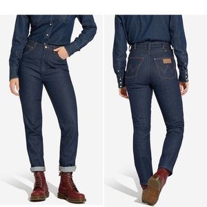Wrangler Icons 11WWZ Western Slim Jeans In Rigid New Wash Denim